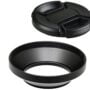 Fotasy 37mm Metal Wide Angle Lens Hood, Wide Lens Hood 37mm, for Canon Fuji Leica Leitz Ni
