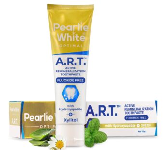 Pearlie White Active Remineralization Fluoride Free Toothpaste | 3.8oz/110gm | Hydroxyapat