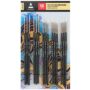 Arteza Detail Paint Brushes, Set of 15, Fine Detail Brush Set for Miniature Models and Can