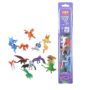 Wild Republic Dragon Figurines Tube, Dragon Toys, Twelve Dragon Figures with Six Different