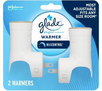 Glade PlugIns Air Freshener Warmer, Scented and Essential Oils for Home and Bathroom, Up t