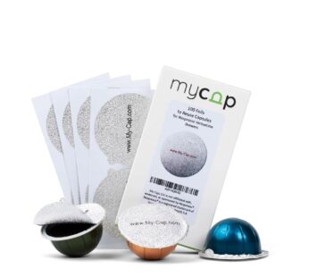 My-Cap 100 Foil Seals for Nespresso Vertuo Pods – Foil Lids to Reuse Nespresso VertuoLine