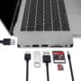 HyperDrive USB-C Hub Adapter, Sanho Solo 7-in-1 Type C Dongle for MacBook Pro, PC w USB-C