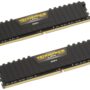 Corsair CMK8GX4M2A2400C16 Vengeance LPX 8GB (2x4GB) DDR4 DRAM 2400MHz (PC4 19200) C16 Memo