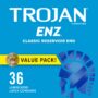 TROJAN ENZ Lubricated Condoms, Latex Condoms For Contraception and STI Protection, America