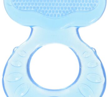 Nuby Silicone Teethe-eez Teether with Bristles, Includes Hygienic Case, Colors May Vary