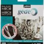 Pebeo 766550 Gedeo Mirror Effect Leaves Adhesive Sheet, Silver