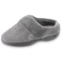 isotoner Women's Classic Hoodback W Memory Foam Slipper, Ash, 8.5-9