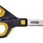 Stanley 8 Inch All-Purpose Ergonomic Scissor (SCI8EST-YLW), Yellow/Black