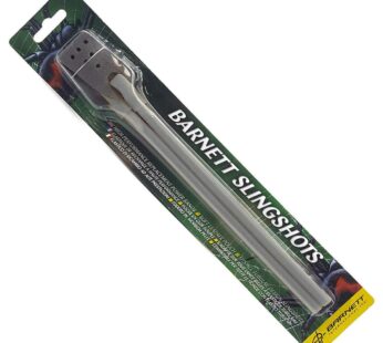Barnett Power Band, Standard Rubber Elastic Slingshot Replacement Band with Pouch, Grey El