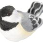 Wild Republic Audubon Birds Black-Capped Chickadee Plush with Authentic Bird Sound, Stuffe