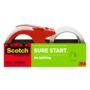 Scotch Sure Start Packaging Tape, 1.88 x 38.2 yd, Designed for Packing, Shipping and Maili