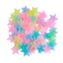 AM AMAONM 100 Pcs Colorful Glow in The Dark Luminous Stars Fluorescent Noctilucent Plastic