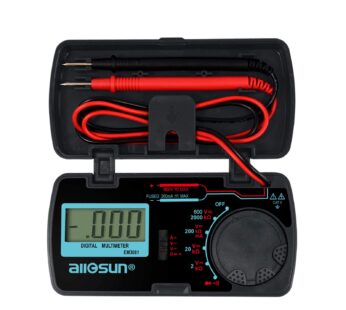 ALLOSUN Digital Multimeter/DMM/Multi Tester Amp/Ohm/Volt Meter/Diode and Continuity Test P