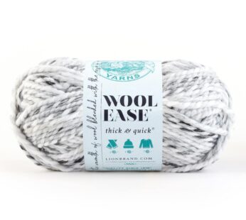 Lion Brand Yarn Wool-Ease Thick & Quick Bulky Yarn, Marble