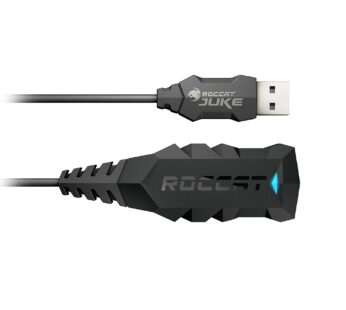 ROCCAT Juke – Virtual 7.1 Plus USB Stereo Soundcard and Headset Adapter for PC Computer Ga