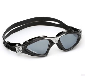 Aqua Sphere Kayenne Swim Goggles with Smoke Lens (Black/Silver)