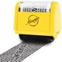 Miseyo Wide Roller Stamp Identity Theft Stamp 1.5 Inch Perfect for Privacy Protection - Ye