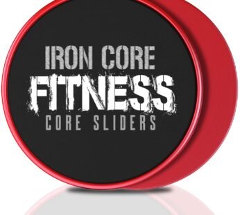 2 x Dual Sided Gliding Discs Core Sliders by Iron Core Fitness | Ultimate Core Trainer | G