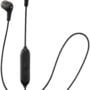 JVC Soft Wireless Earbud with Stayfit Tips, Remote and Mic and Bluetooth Black (HA-FX9BTB)