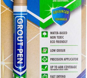 Grout Pen Beige Tile Paint Marker: Waterproof Grout Paint, Tile Grout Colorant and Sealer