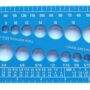 Stainlesstown Nut Bolt Thread Gauge (Blue)