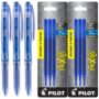 Pilot Frixion Point Gel Ink Stick Pens, Erasable, Extra Fine Point 0.5mm, Blue Ink, Pack o