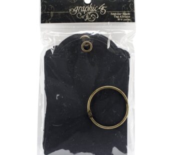 Graphic 45 Tag Album, Regular, Black