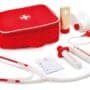 Award Winning Hape Doctor on Call Wooden Toddler Role Play and Accessory Set Red, L: 7.5,
