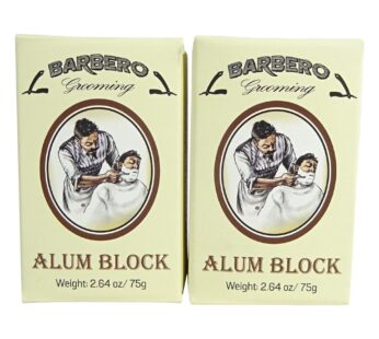 Barbero Alum Block 2.64 oz / 75 g Pack of 2
