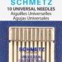 SCHMETZ Universal (130/705 H) Household Sewing Machine Needles - Carded - Assortment - 10