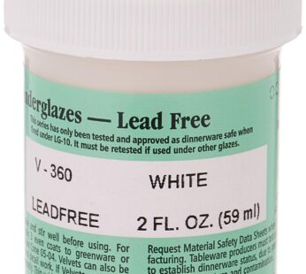 AMACO Velvet Underglaze, 2 oz Jar, White