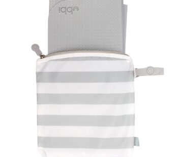 Ubbi On-the-Go Changing Mat with Carrying Bag, Soft and Comfortable Diaper Bag Accessory M