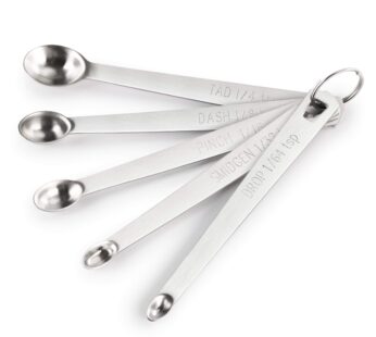 New Star Foodservice 42924 Stainless Steel Measuring Spoons Set, Mini