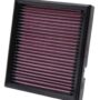 K&N Engine Air Filter: High Performance, Premium, Powersport Air Filter: Fits 2006-2011 BA
