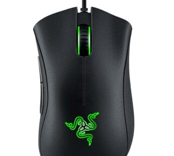 Razer DeathAdder Chroma – Multi-Color Ergonomic Gaming Mouse – 10,000 DPI Sensor – Comfort