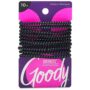 Goody Nonslip Womens Elastic Hair Tie - 10 Count, Black - 4MM for Medium Hair- Ouchless Ha