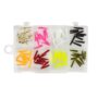Leland's Lures Trout Magnet 85 Piece Mini Magnet Kit, Includes 70 Grub Bodies and 15 Size