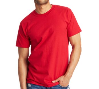 Hanes Mens Beefyt T-shirt, Heavyweight Cotton Crewneck Tee, 1 Or 2 Pack, Available In Tall