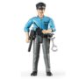 Bruder Policeman Light Skin Toy Figure with Accessories