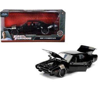 Jada Toys Fast & Furious 1:24 Dom’s Plymouth GTX Die-cast Car, Toys for Kids and Adults, B