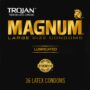 TROJAN Magnum Lubricated Large Condoms, Comfortable and Smooth Lubricated Condoms for Men,