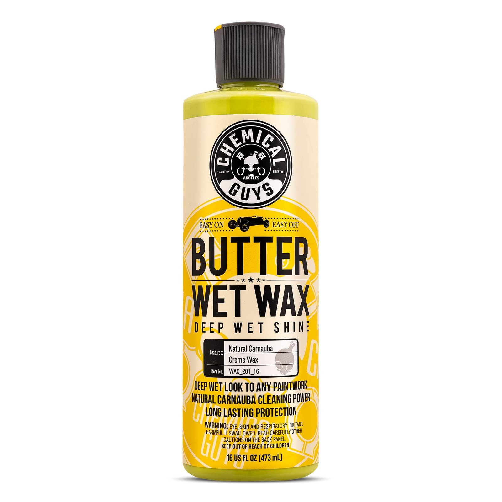 Chemical Guys WAC_201_16 Butter Wet Wax, Deep Wet Shine for Cars, Trucks, SUVs, RVs & More - Image 2