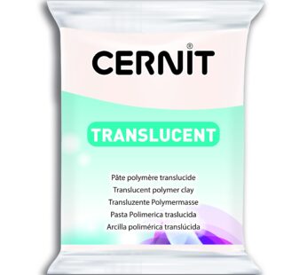 Cernit Transparant Clay 56g, Translucent White, 7 x 5.5 x 1.5 cm