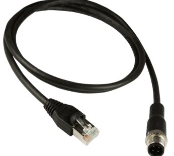 Automation Systems Interconnect ASI ASI-M12-RJ45-11101 M12 4 Position D-Coded Male to RJ45
