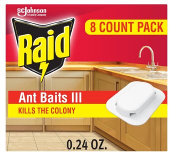 Raid Ant Killer Baits, Child Resistant Bug Killer for Indoor Home Use, 0.24 Oz, 8 Count