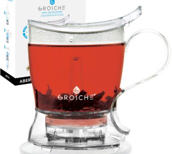 GROSCHE Aberdeen Tea Infuser Teapot & Smart Tea Maker – BPA-Free, Drip-Free Design | Coast