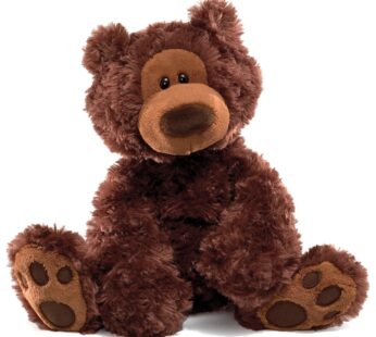 GUND Philbin Classic Teddy Bear, Premium Stuffed Animal for Ages 1 and Up, Chocolate Brown