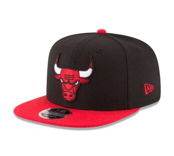 New Era NBA Chicago Bulls Men’s 9Fifty Original Fit 2Tone Snapback Cap, One Size, Black