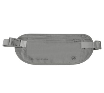 Travelon RFID Blocking Undergarment Waist Pouch, Gray, One Size